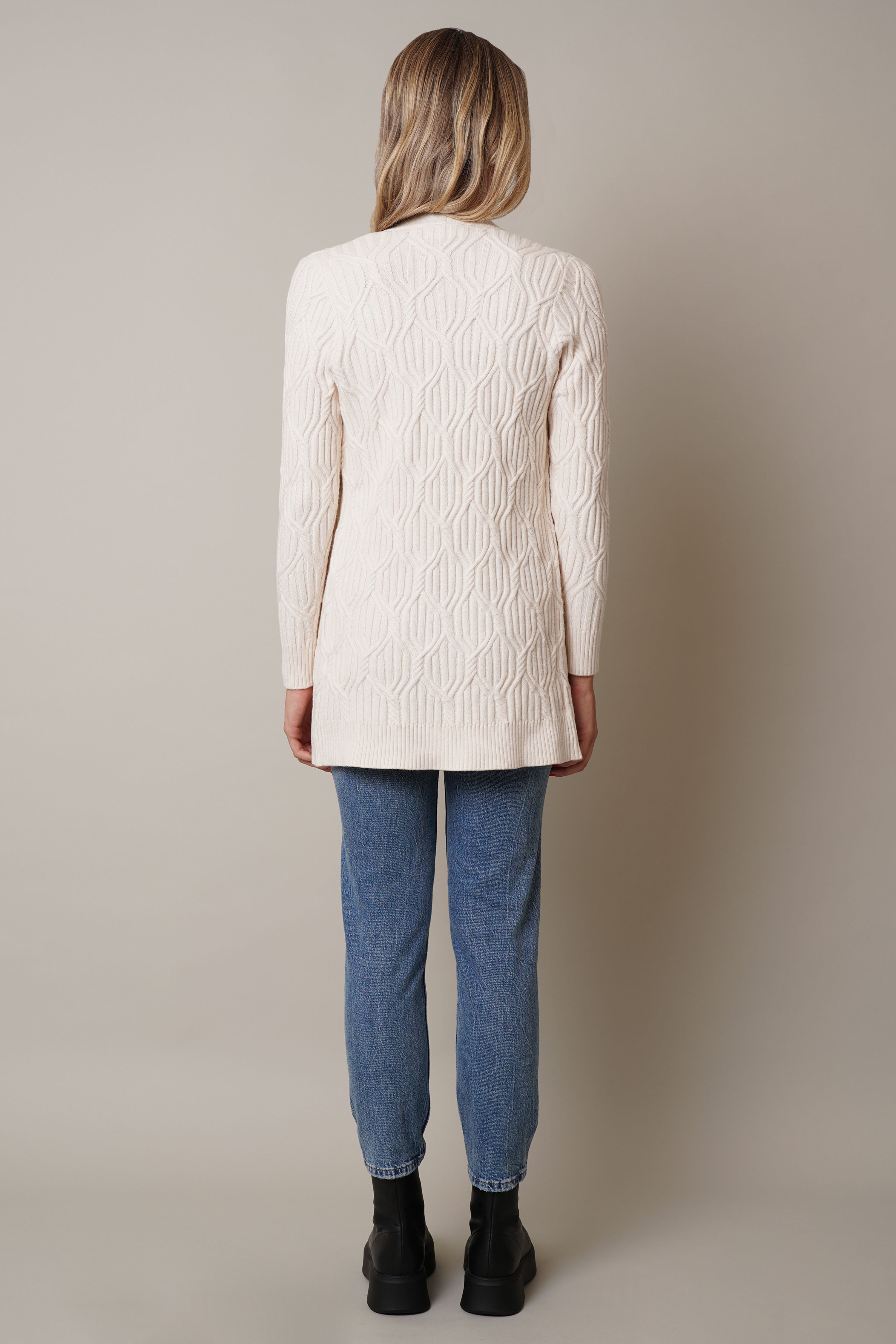Cyrus - Long Sleeve Cabled Cardigan Cyrus - Long Sleeve Cabled Cardigan