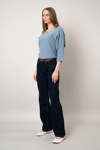 The Relaxed V-Neck Pullover