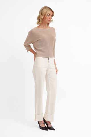 The Soft Horizon Dolman Knit