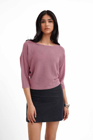The Soft Horizon Dolman Knit