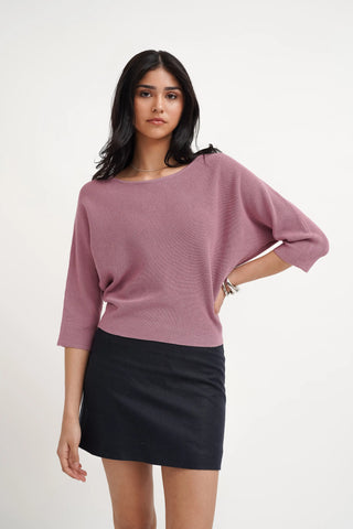 The Soft Horizon Dolman Knit