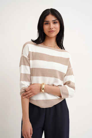 The Coastal Stripe Dolman