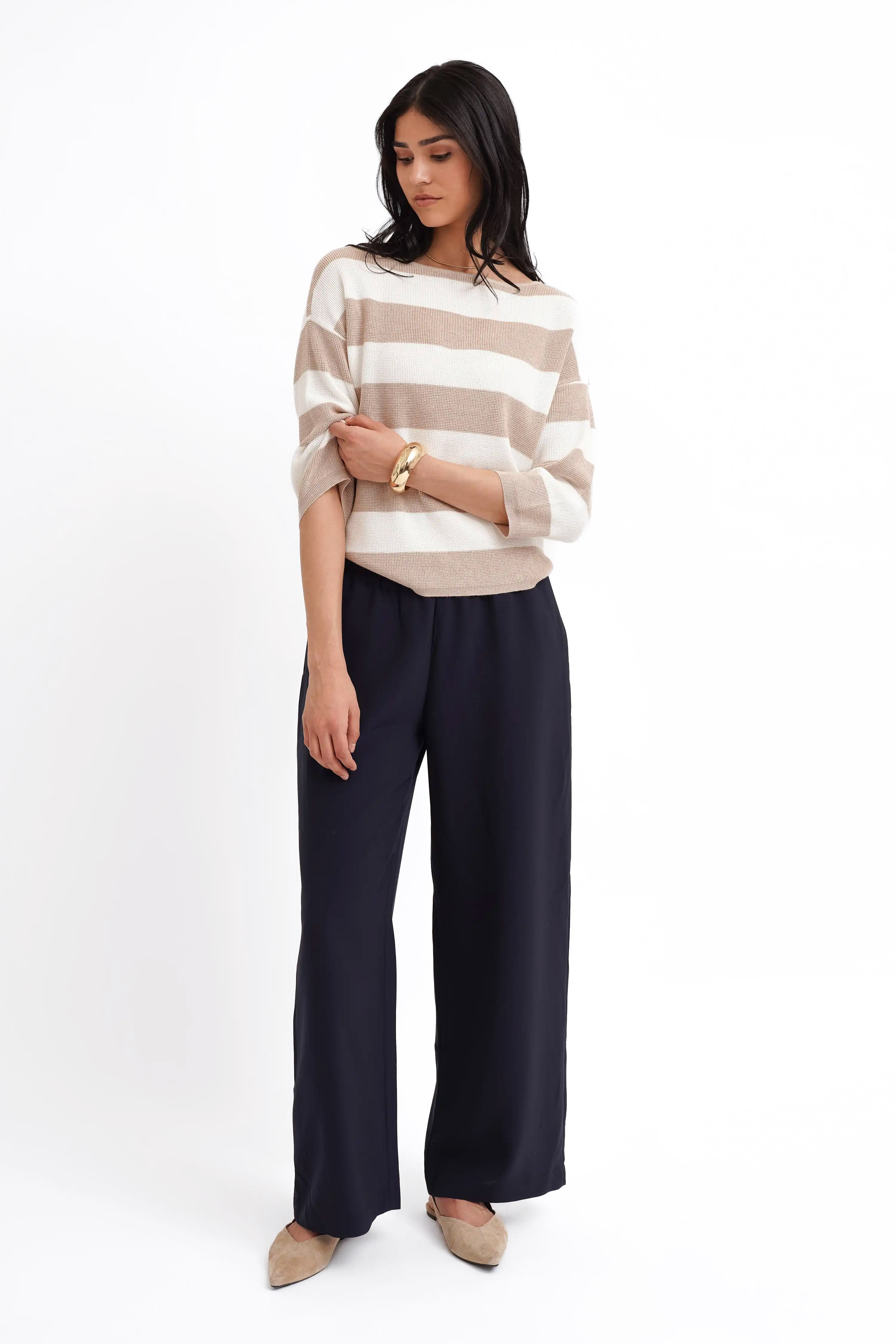 The Coastal Stripe Dolman