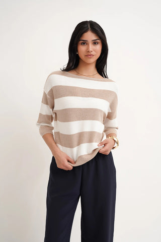 The Coastal Stripe Dolman