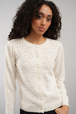 The Heirloom Pointelle Cardigan