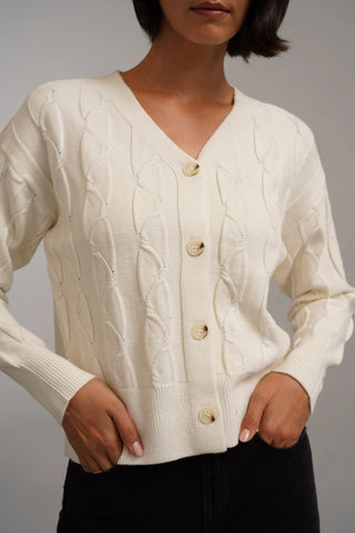 The Sculpted Cable Cardigan