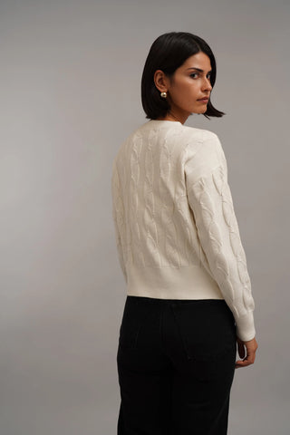 The Sculpted Cable Cardigan