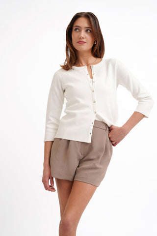 The Refined Button Cardigan