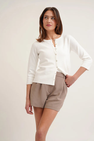 The Refined Button Cardigan