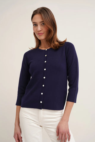 The Refined Button Cardigan