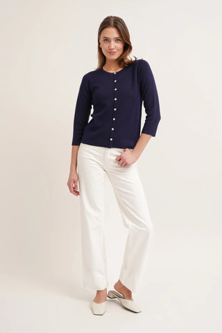The Refined Button Cardigan