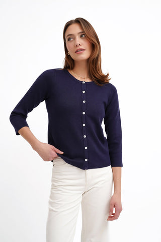 The Refined Button Cardigan