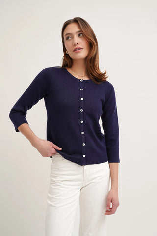 The Refined Button Cardigan