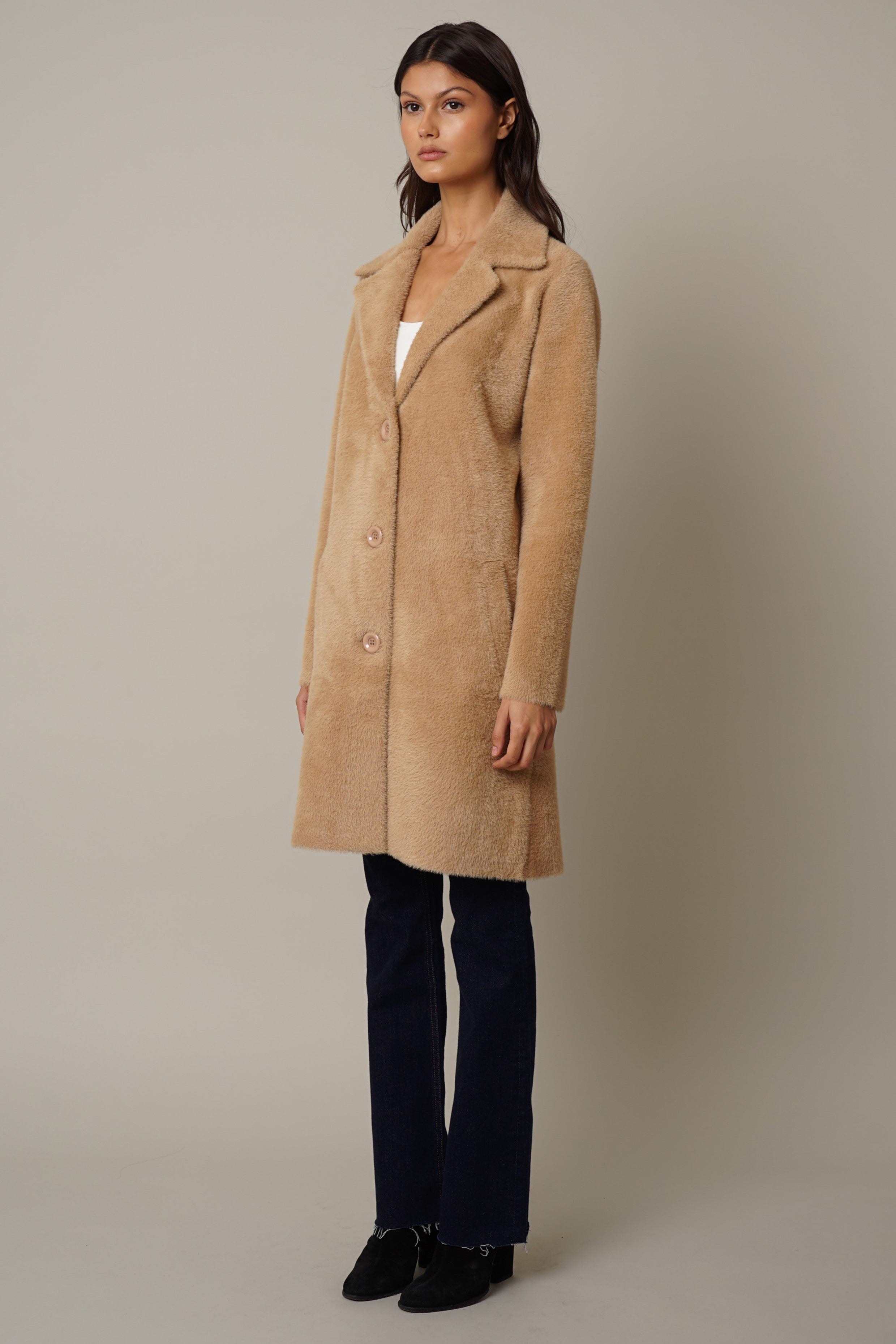 Velvet by graham and spencer trishelle on sale faux sherpa coat