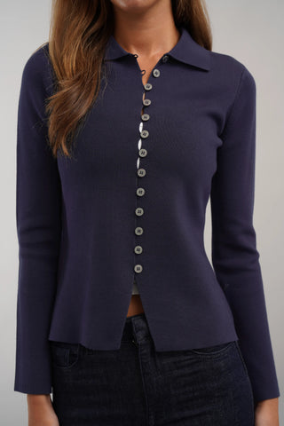 The Mercer Polo Cardigan