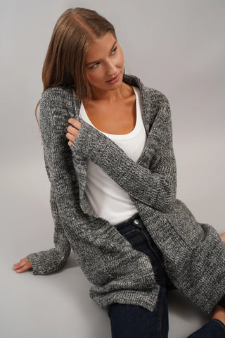 The Fireside Marled Cardigan