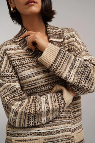 The Fair Isle Duster Cardigan