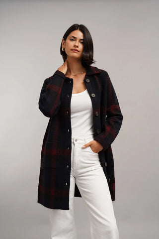 The Plaid Coatigan