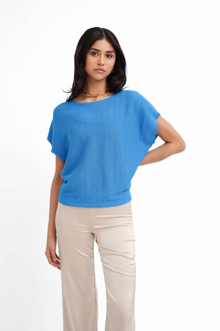 The Textured Dolman Knit Top