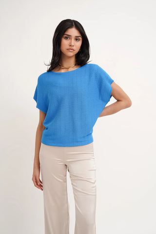 The Textured Dolman Knit Top