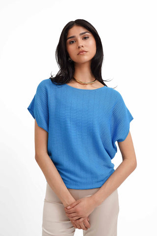 The Textured Dolman Knit Top