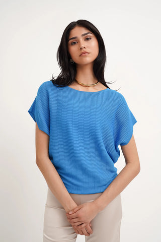 The Textured Dolman Knit Top