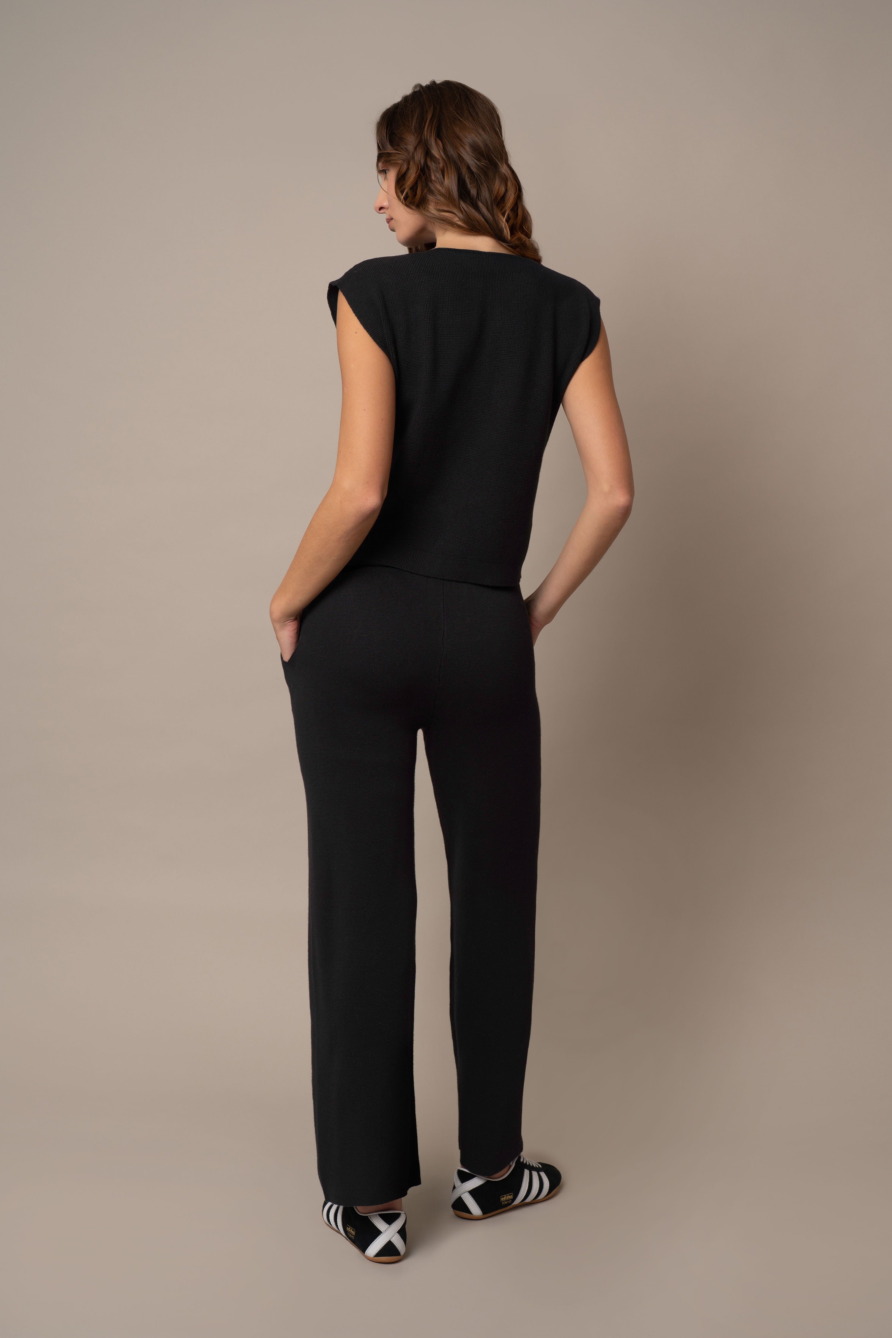 Cyrus - Sleeveless Cardigan + Pant Set