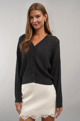 The Refined Cable Cardigan