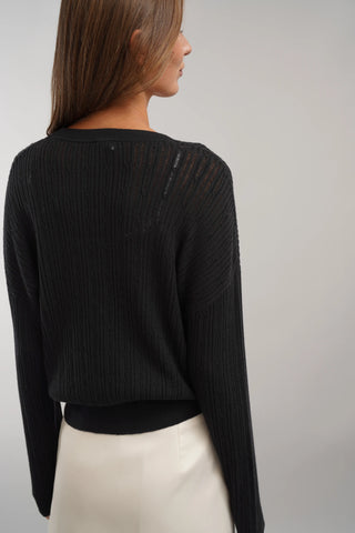 The Refined Cable Cardigan