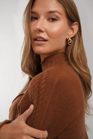 The Refined Mock Neck Sweater