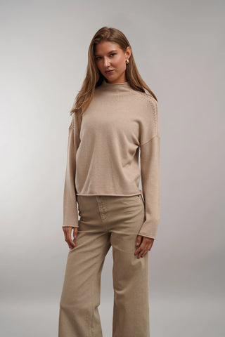 The Refined Mock Neck Sweater
