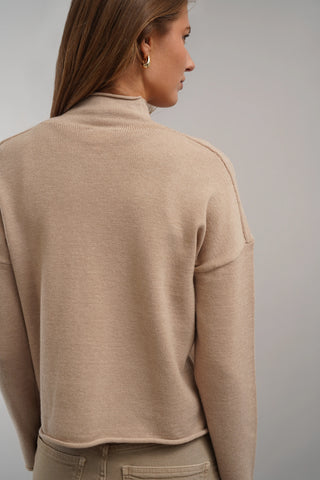 The Refined Mock Neck Sweater