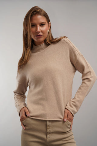The Refined Mock Neck Sweater