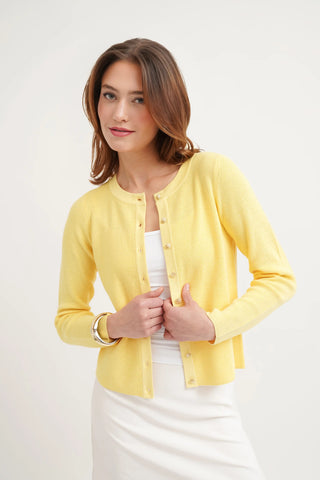 The Monochrome Button Cardigan