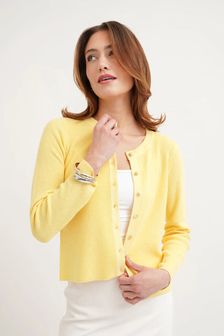 The Monochrome Button Cardigan