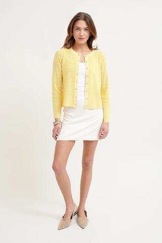 The Monochrome Button Cardigan