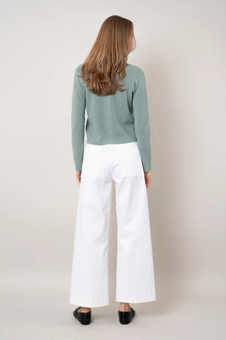 The Monochrome Button Cardigan