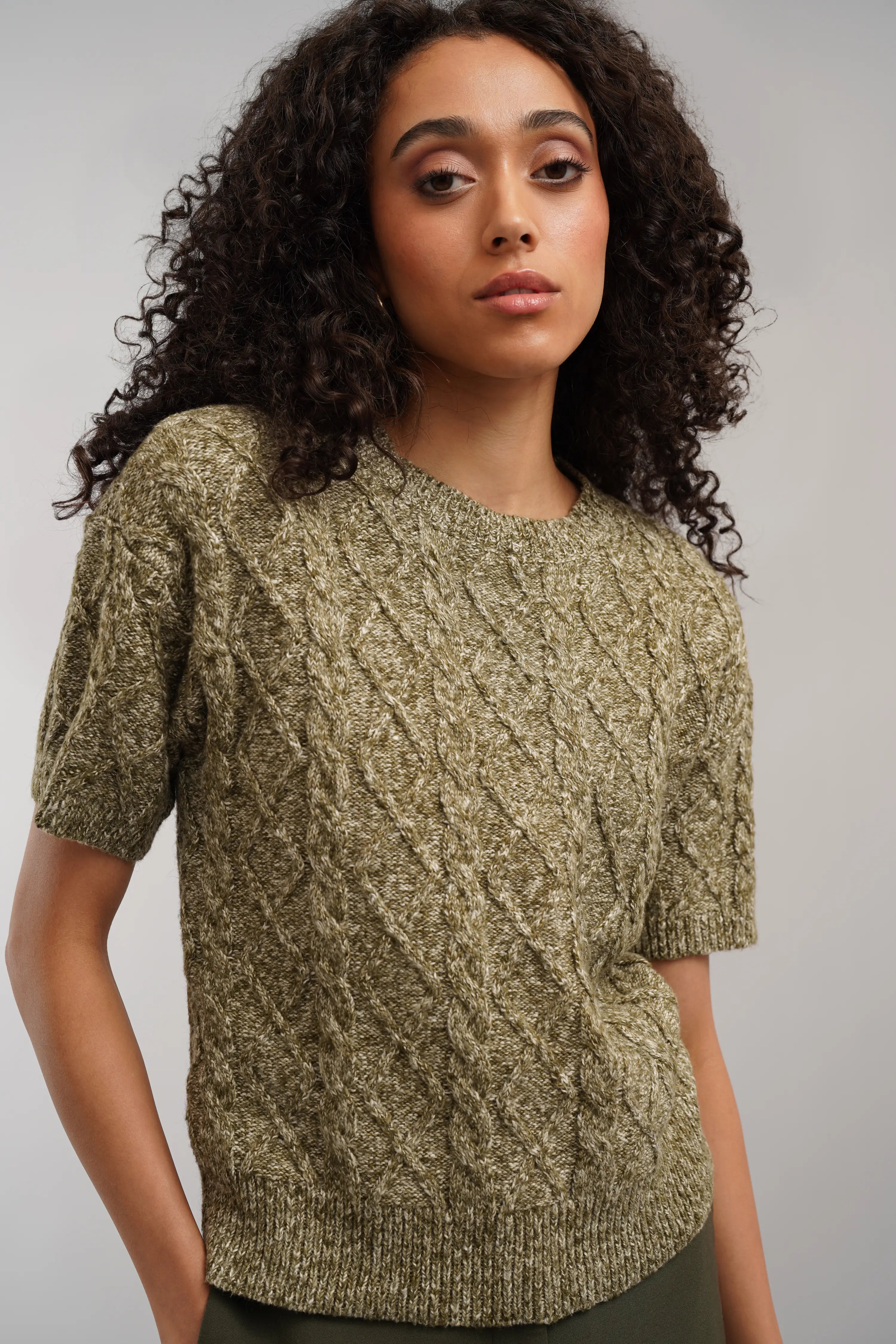The Heirloom Cable Sweater Tee