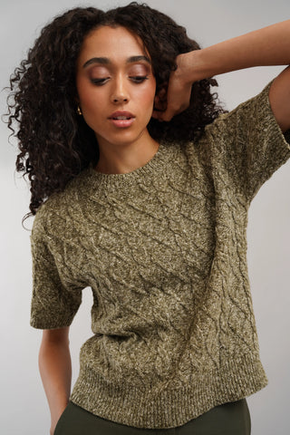 The Heirloom Cable Sweater Tee