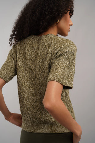 The Heirloom Cable Sweater Tee