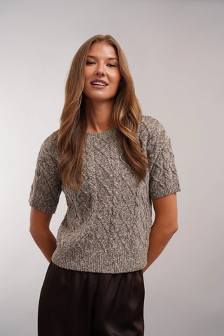 The Heirloom Cable Sweater Tee