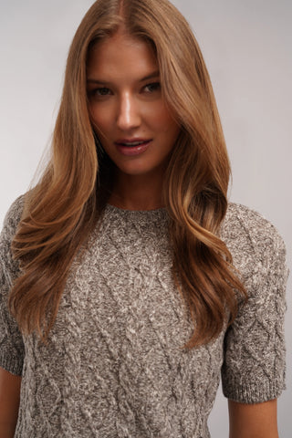 The Heirloom Cable Sweater Tee