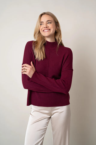 The Soft Rib Mockneck