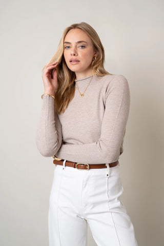 The Luxe Lightweight Mockneck