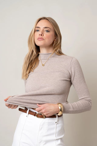 The Luxe Lightweight Mockneck