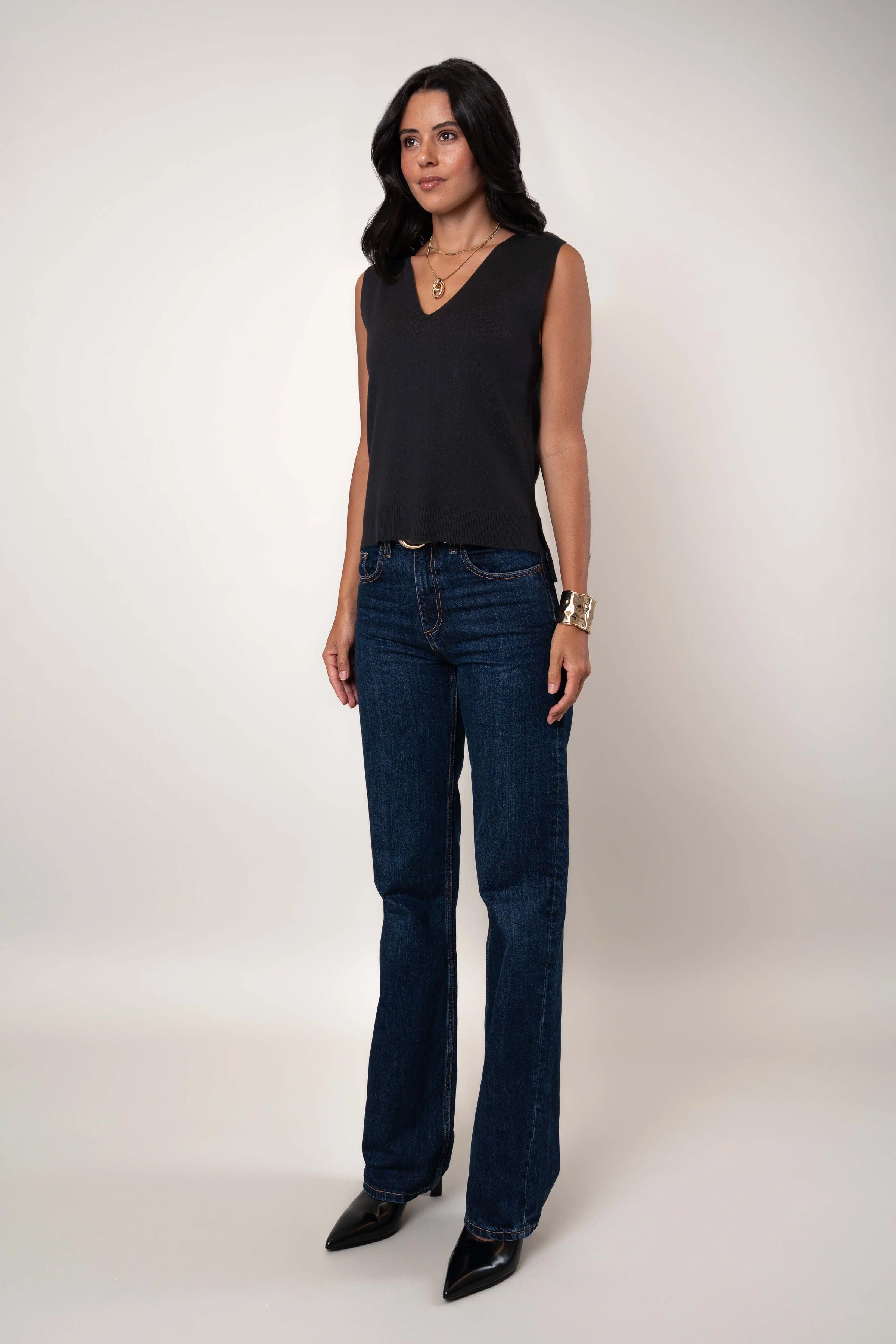 WARY SATIN SLEEVELESS TOPノースリーブ WARY SATIN SLEEVELESS TOPノースリーブ