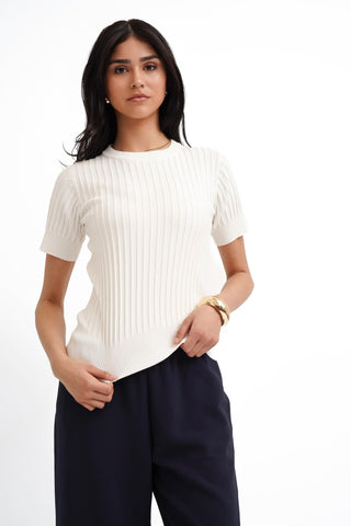 The Sculpted Rib Tee
