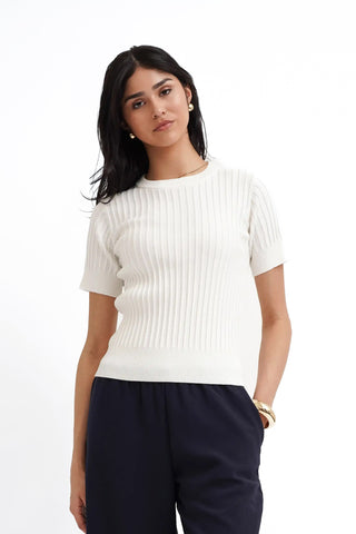 The Sculpted Rib Tee