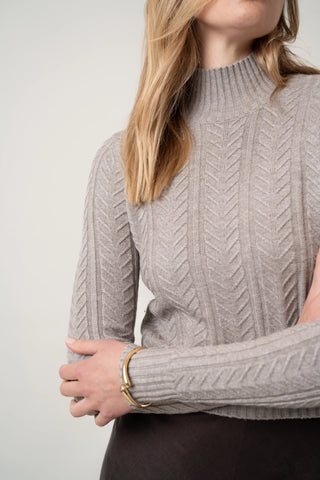 The Cable Mockneck