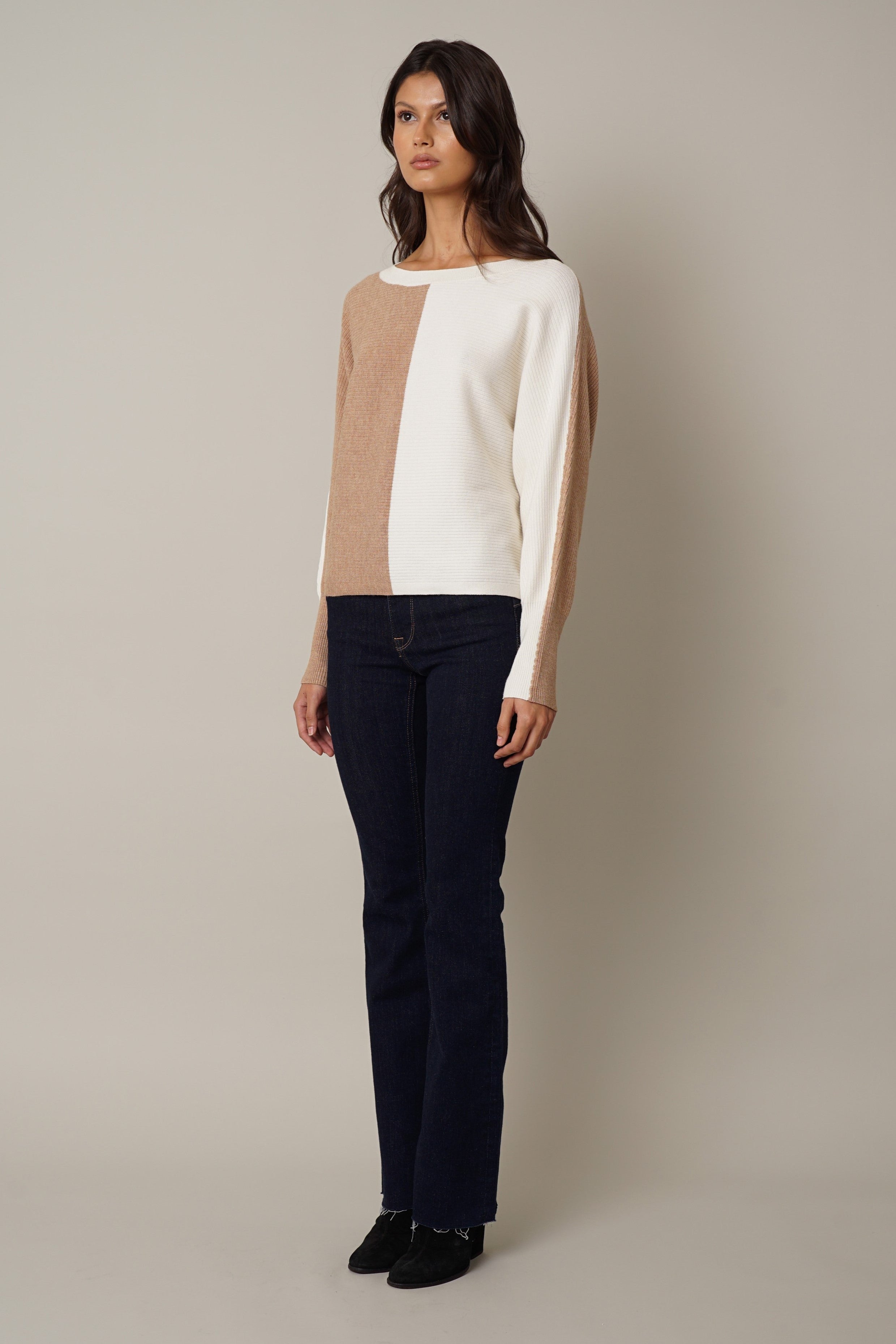 Cyrus - Color Block Dolman Sweater